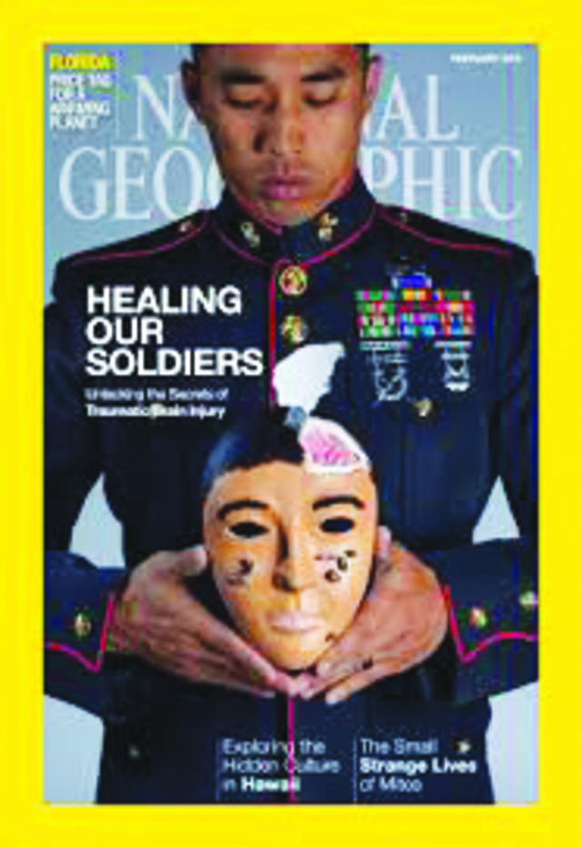  爆炸攻擊後 戰爭轉移士兵大腦（20150118國家地理雜誌）