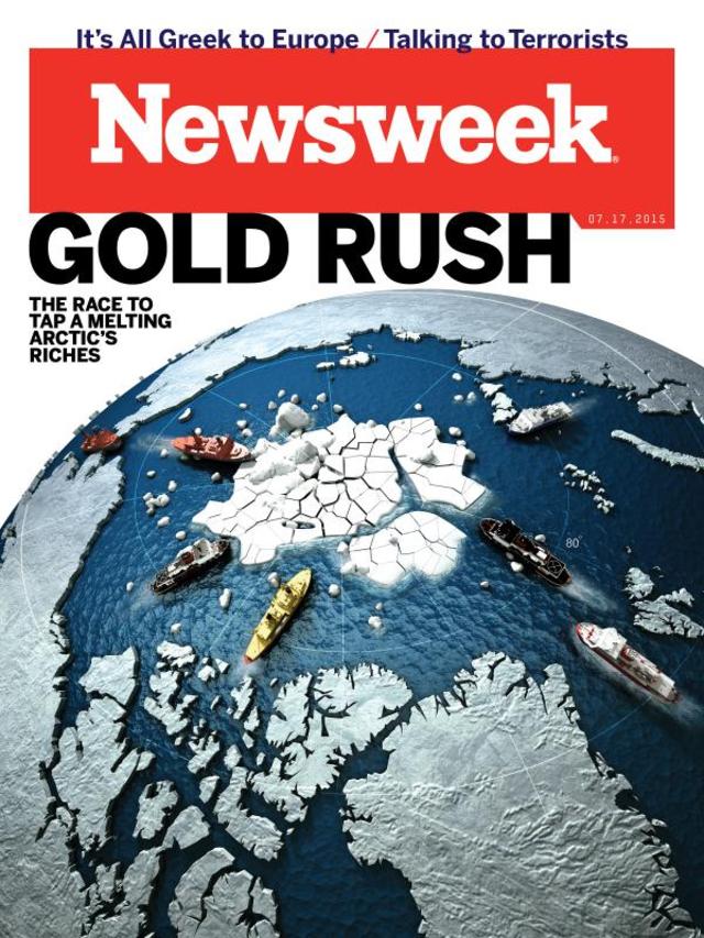 全球週刊封面：黑金戰開打 全球爭奪北極石油財富（20150712《新聞週刊》）