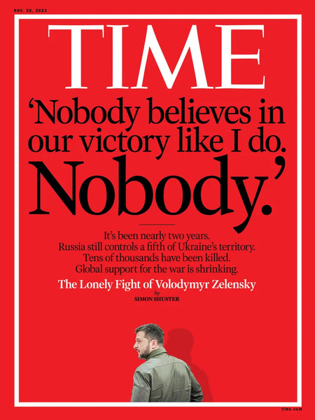 澤倫斯基：沒人相信烏克蘭能獲勝（時代雜誌 Time）