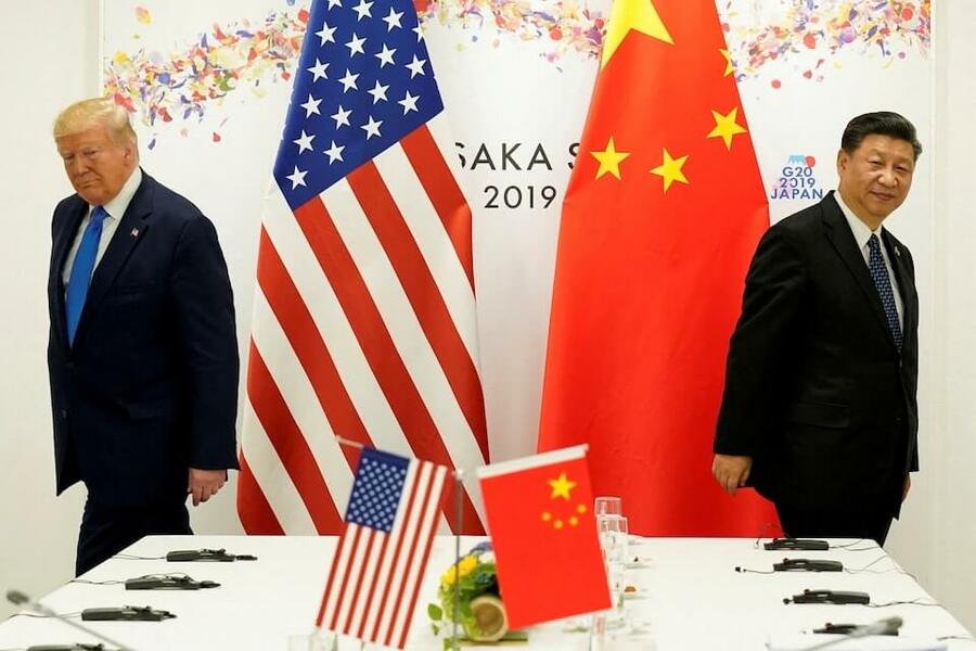 由於兩國經濟都有受到影響,美、中不得不趕快到談判桌上討論關稅議題。(中央社)