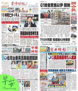 今日四大報頭版新聞！（20250617）