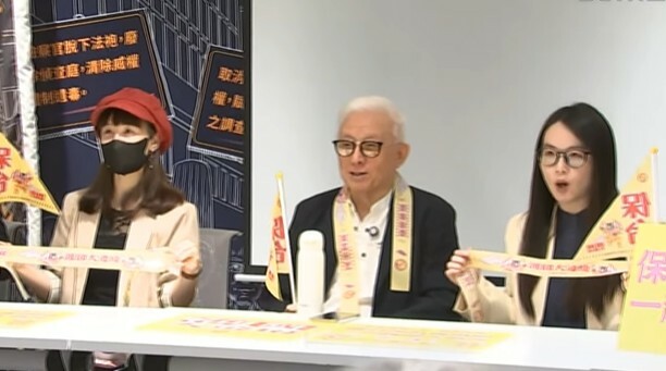罷團26日召開記者會,宣布7月初將進行大遶境,盼號召更多選民出來支持罷免。(Photo by 呂翔禾/台灣醒報)
