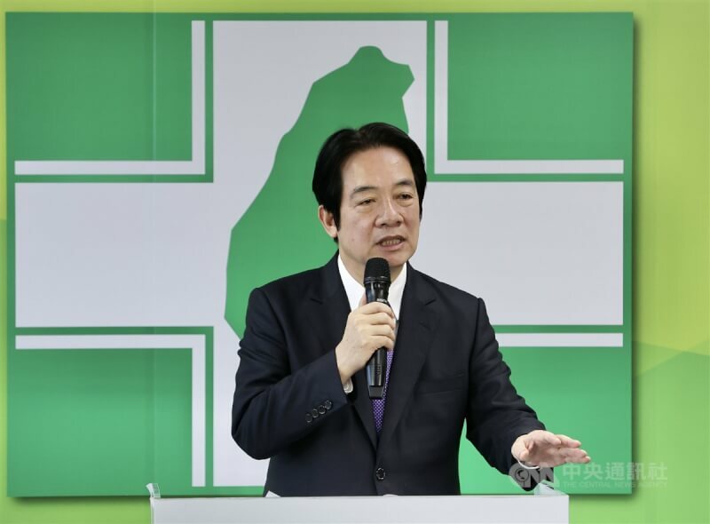 賴清德主席說,他知道,對於罷免投票的結果許多人心裡有失落、也有遺憾。(中央社)
