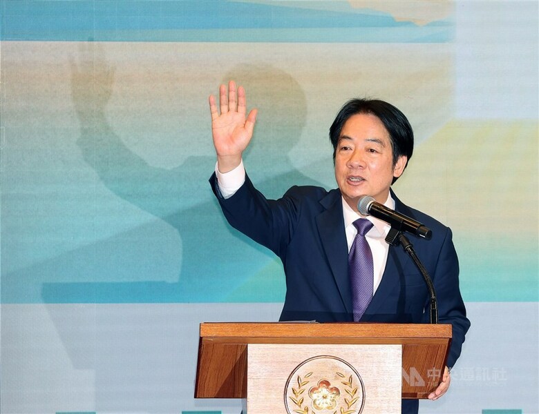 《美麗島電子報》公布最新民調,總統賴清德信任度、執政滿意度上,負面評價紛紛提升。 (中央社)